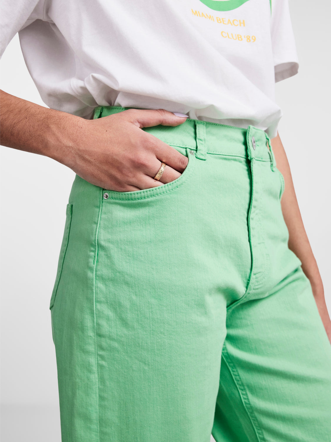 PCHOLLY Jeans - Absinthe Green